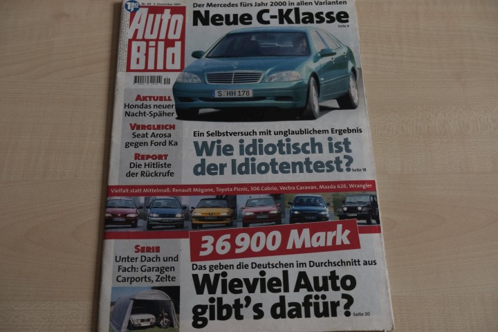 Deckblatt Auto Bild (49/1997)